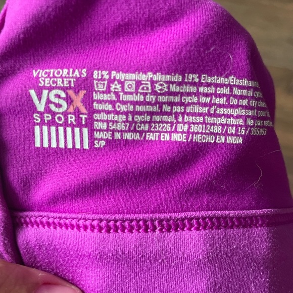 Victoria secrets purple sports bra size small #a16 - Picture 3 of 3